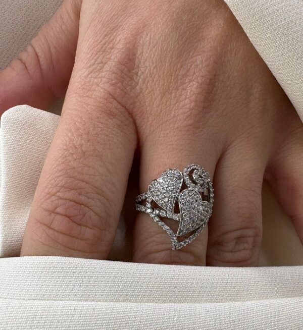 ANILLO DE PLATA MODELO CORAZONE n°20
