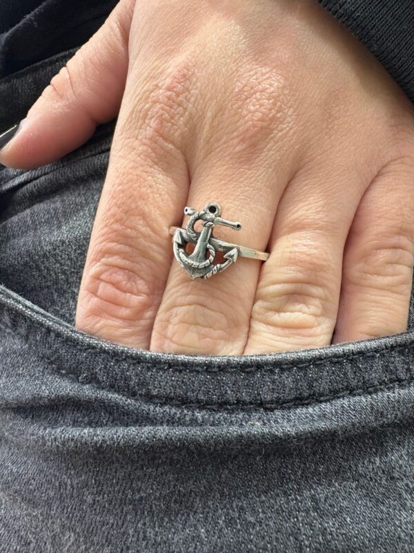 ANILLO DE PLATA "ANCLA"