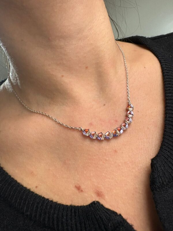 CONJUNTO DE PLATA RODINADA SONRISA