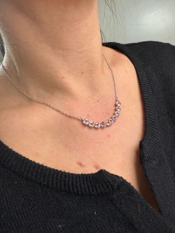 CONJUNTO DE PLATA RODINADA SONRISA - Image 2