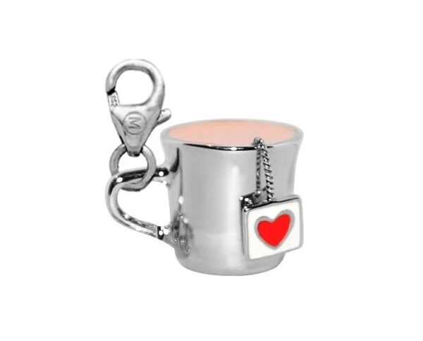 DIJE DE PLATA LINEA MONONA MODELO TAZA DE TÉ