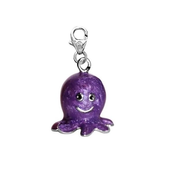 DIJE DE PLATA LINEA MONONA MODELO PULPO