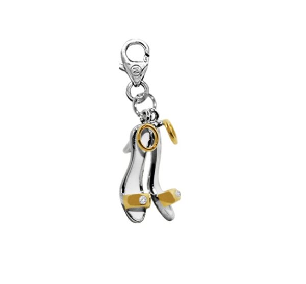 DIJE DE PLATA LINEA MONONA MODELO SANDALIAS DELUXE