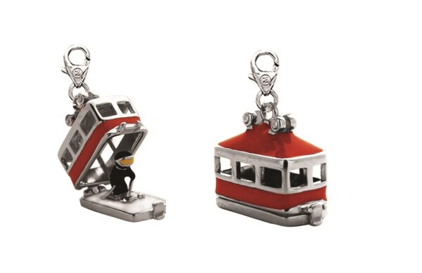DIJE DE PLATA RODINADA LINEA MONONA Ski teleferico