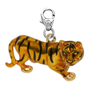 DIJE DE PLATA LINEA MONONA MODELO TIGRE DELUXE