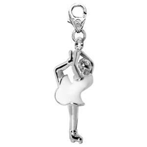 DIJE DE PLATA LINEA MONONA MODELO PATINADORA