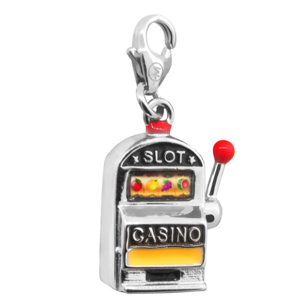 DIJE DE PLATA RODINADA LINEA MONONA Jackpot Movil