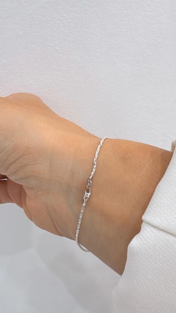 PULSERA DE PLATA CON ESFERAS Y SEMILLITAS - Image 2