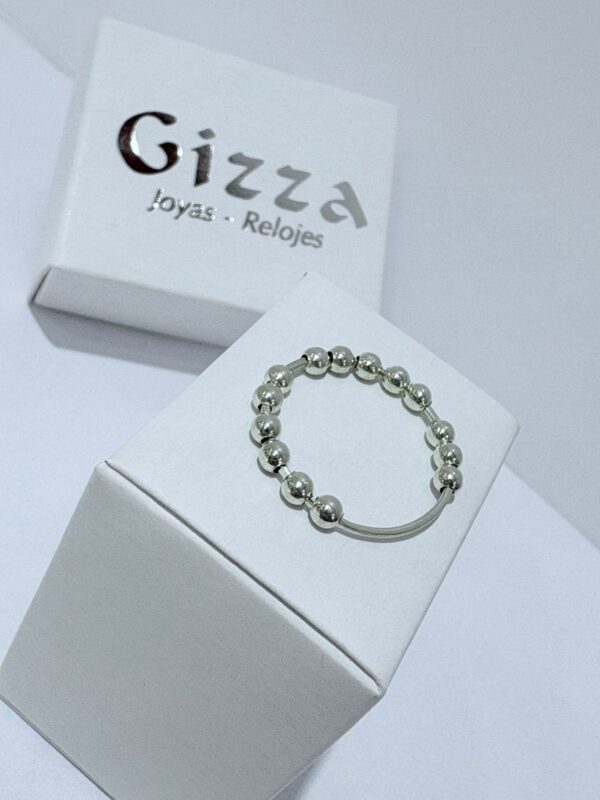 ANILLO DE PLATA MODELO ANSIEDAD - Image 2