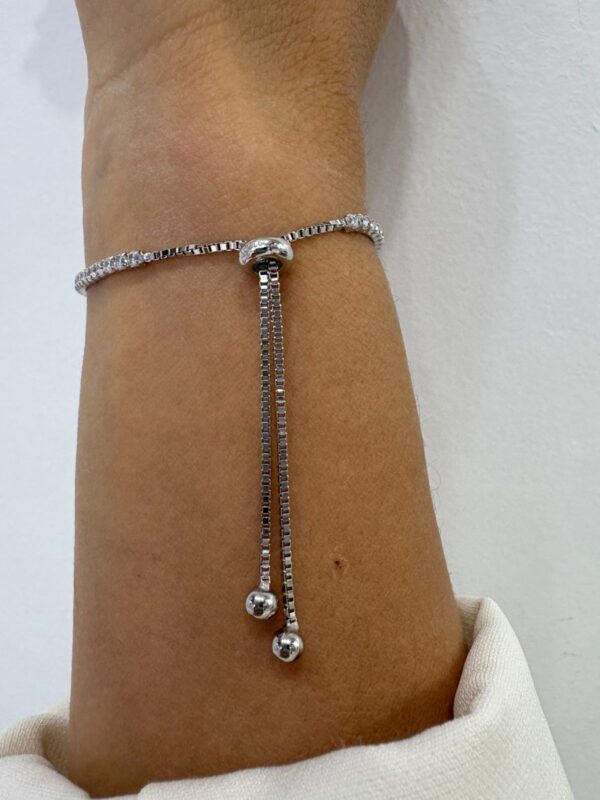 PULSERA DE PLATA RODIANDA MODELO TREBOL - Image 3