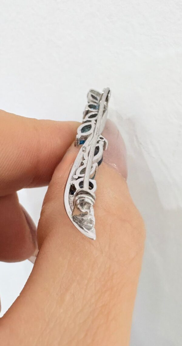 PRENDEDOR de plata rodianda modelo BLUE - Image 3