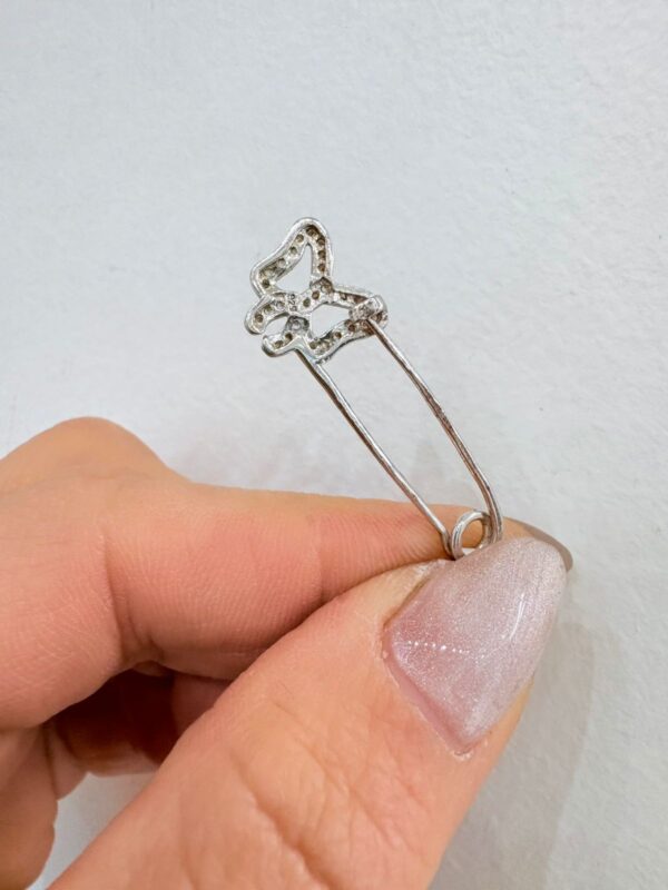 PRENDEDOR de plata rodianda modelo moño - Image 4