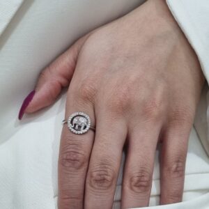 ANILLO de plata rodinada modelo "ELEFANTE" n21