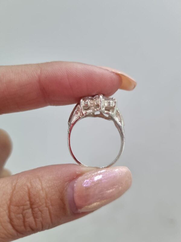 ANILLO de plata con oro modelo FLOR - Image 4