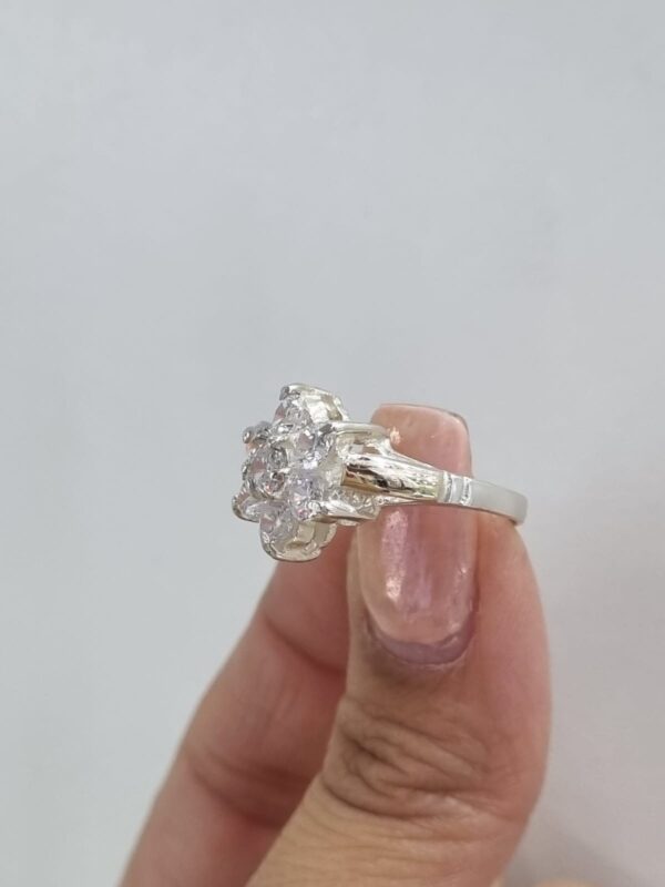 ANILLO de plata con oro modelo FLOR - Image 5