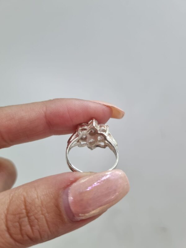 ANILLO de plata con oro modelo FLOR - Image 6