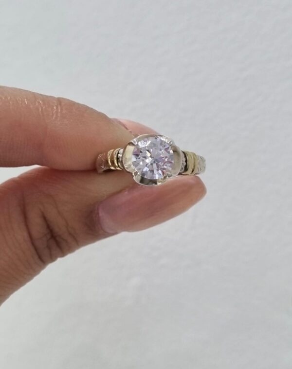 ANILLO de plata con oro n16 - Image 4