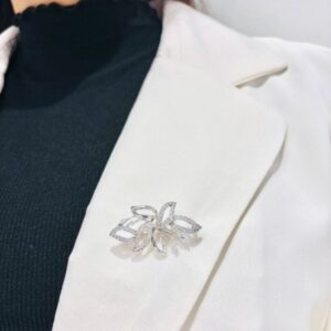 PRENDEDOR de plata rodianda modelo RAMO