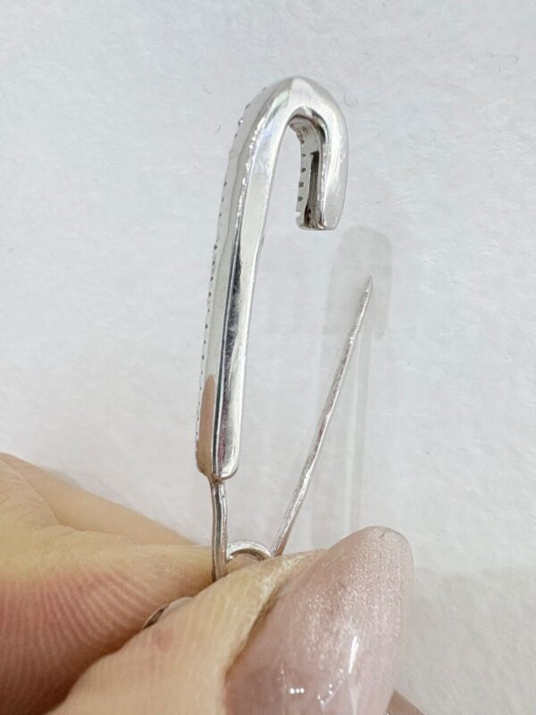 PRENDEDOR de plata rodianda modelo ALFILER DE GANCHO - Image 4