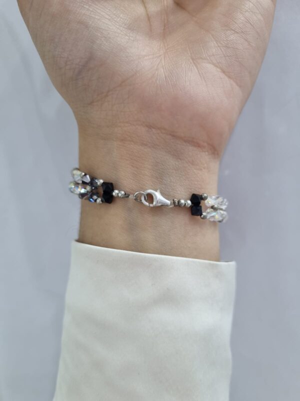 PULSERA de plata con cristal europeo modelo ROMANCE 1 - Image 3