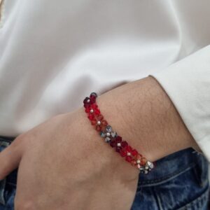 PULSERA de plata con cristal europeo modelo ROMANCE 1