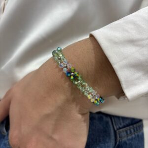 PULSERA de plata con cristal europeo modelo ROMANCE 1