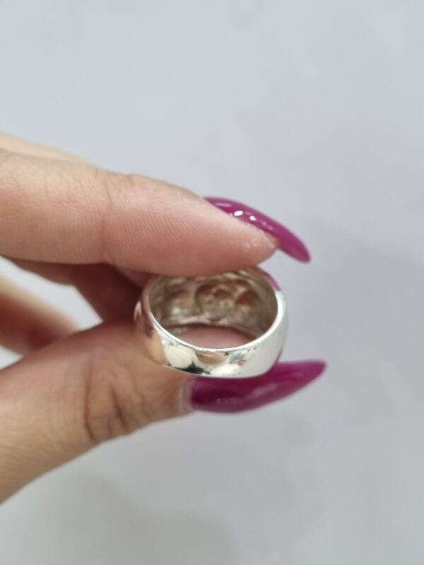ANILLO de plata con oro diseño LECHUZAS n16 - Image 6