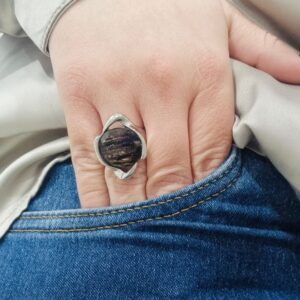ANILLO de acero modelo BROWN