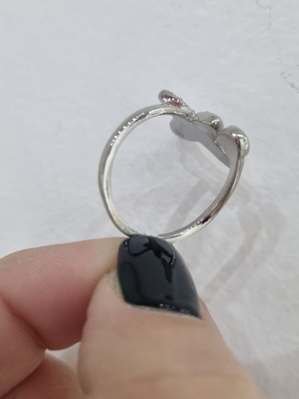 ANILLO de acero diseño "MARIPOSA" - Image 2