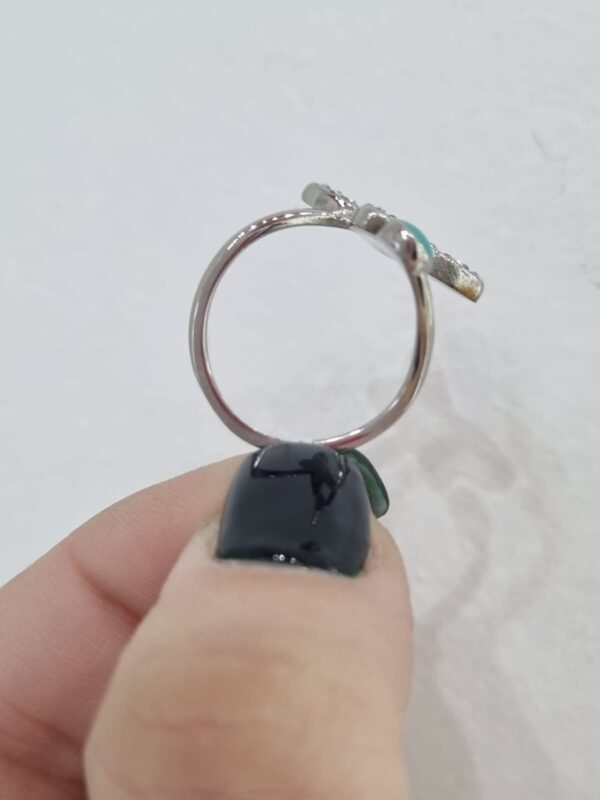 ANILLO de acero diseño "MARIPOSA" - Image 4