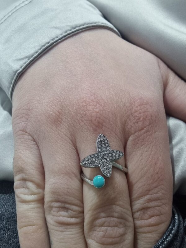 ANILLO de acero diseño "MARIPOSA" - Image 6