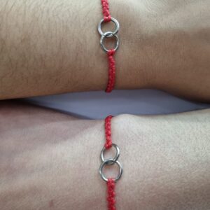 Set de pulseras de "HILO ROJO"