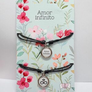 SET de pulseras AMOR INFINITO