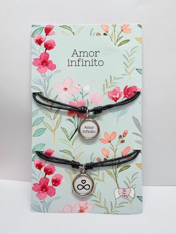 SET de pulseras AMOR INFINITO