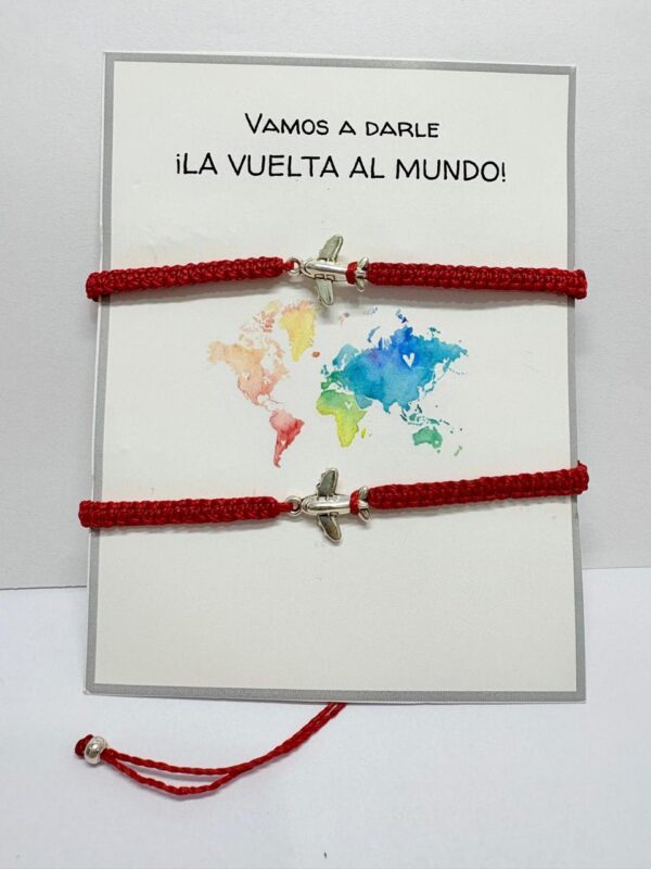 SET de pulseras de hilo modelo "VIAJE" - Image 3