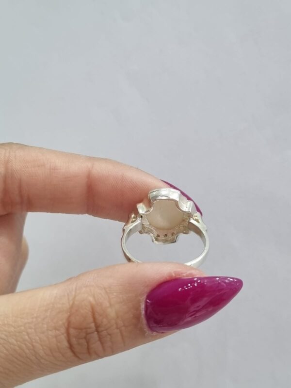 ANILLO de plata con oro y nacar n17 - Image 2