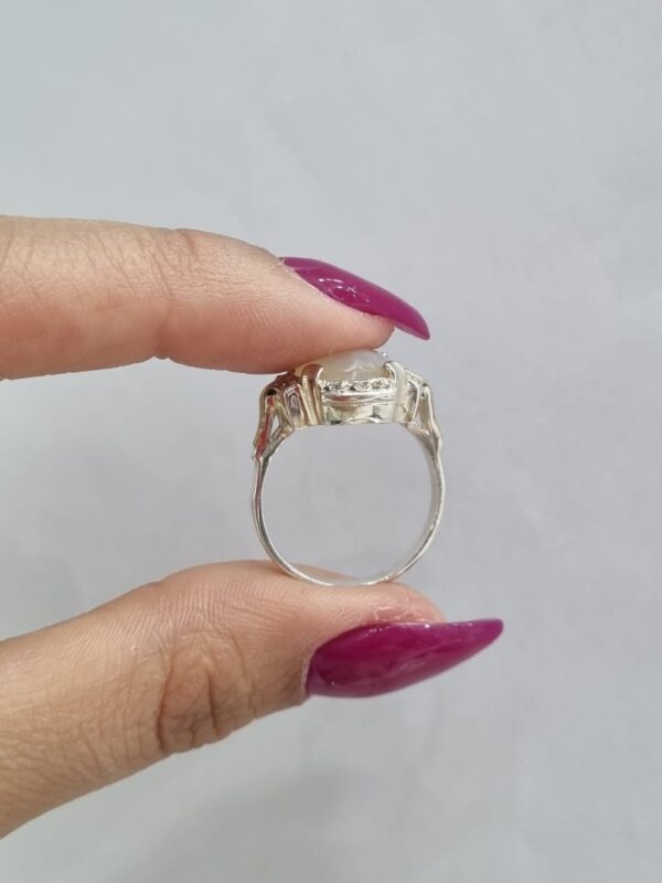 ANILLO de plata con oro y nacar n17 - Image 4