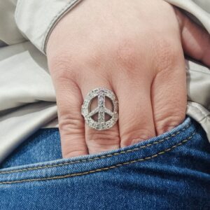 ANILLO de acero modelo "PAZ"