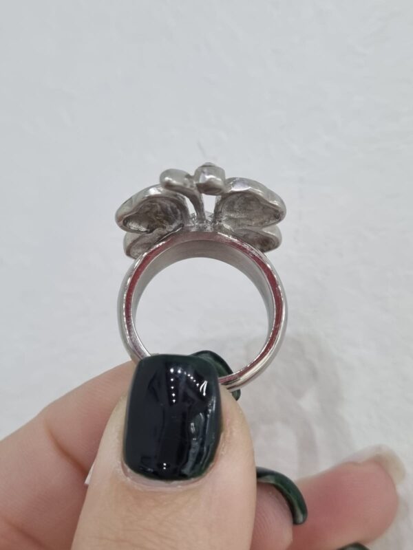 ANILLO de acero modelo TREBOL - Image 4