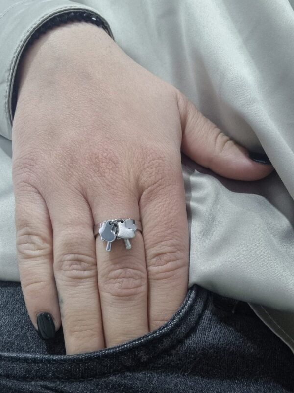 ANILLO de acero modelo ABUNDANCIA