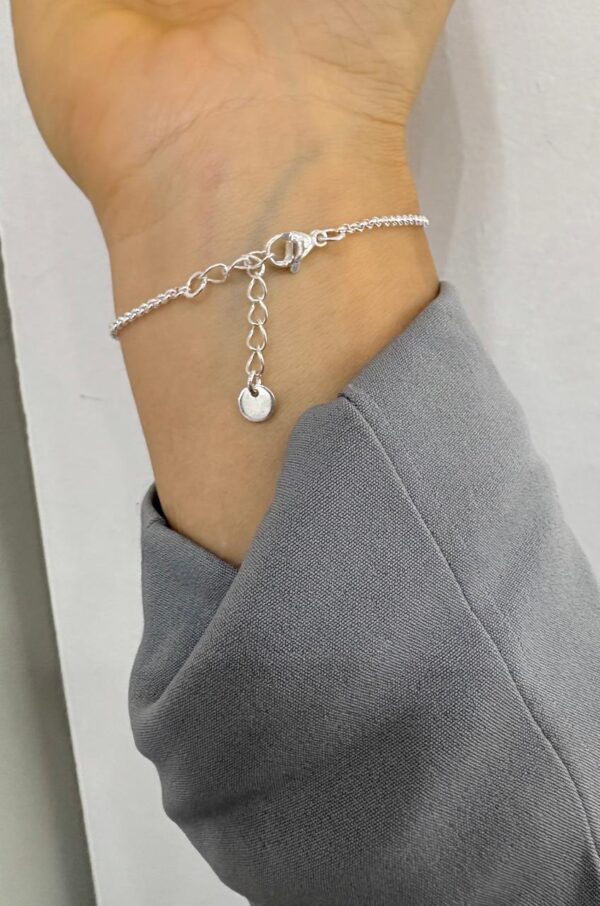 PULSERA de acero blanco modelo "AMIGAS" - Image 2
