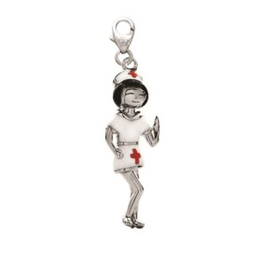 DIJE DE PLATA LINEA MONONA MODELO ENFERMERA