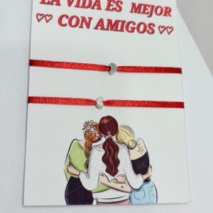 SET de pulseras "AMIGAS"