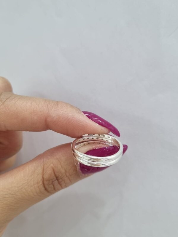 ANILLO de plata con piedras n15 - Image 2