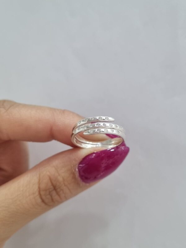 ANILLO de plata con piedras n15 - Image 3