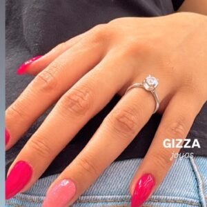 ANILLO de plata modelo "Corazon escondido", ajustable