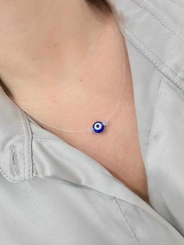 CONJUNTO de tanza con cristal europeo y "OJO"