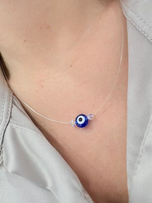 CONJUNTO de tanza con cristal europeo y "OJO" - Image 2
