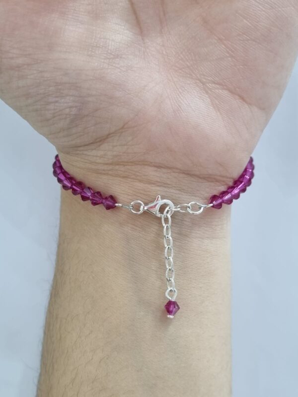 PULSERA de cristal europeo modelo con corazon - Image 2