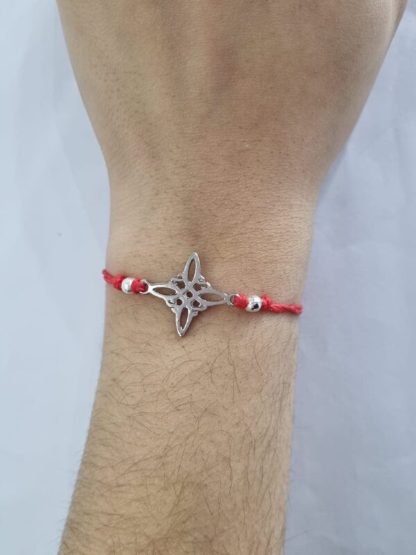 PULSERAde hilo y bijou modelo NUDO DE BRUJA - Image 2